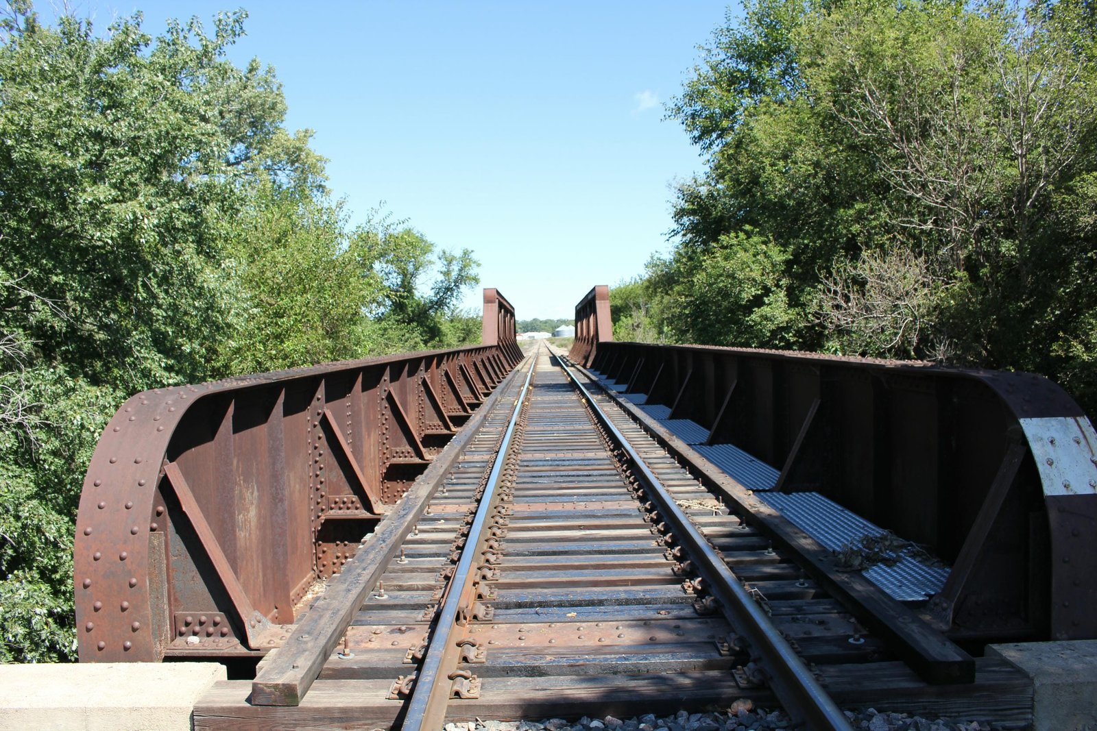 Looking north